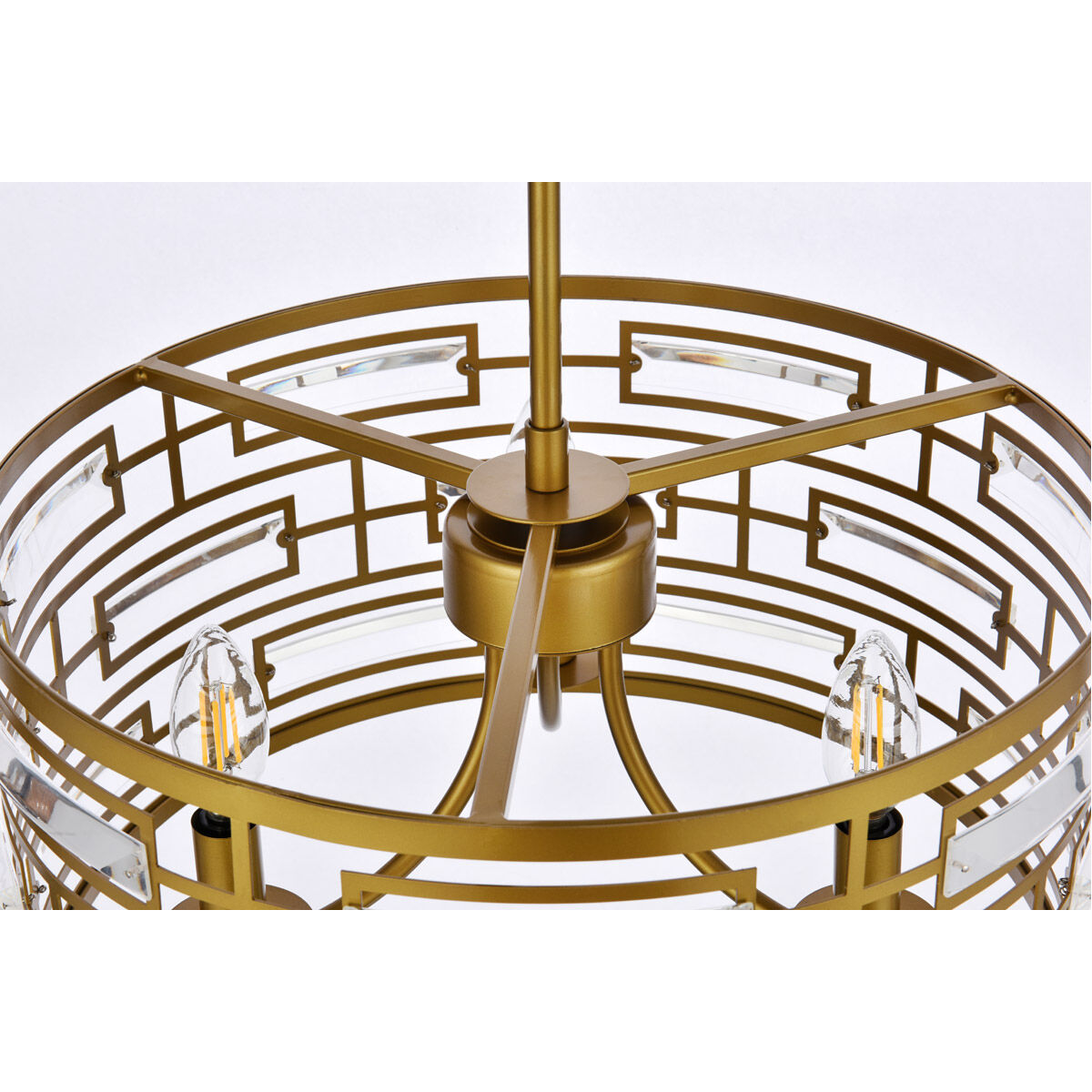 Kennedy 3 Light 17 inch Brass Pendant Ceiling Light