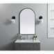 Ayra 40 X 24 inch Black Mirror in 24 x 40