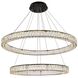 Monroe 2 Light 42 inch Black Pendant Ceiling Light