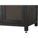 Alina 84 X 34 inch Chocolate Oak Bathroom Vanity Cabinet