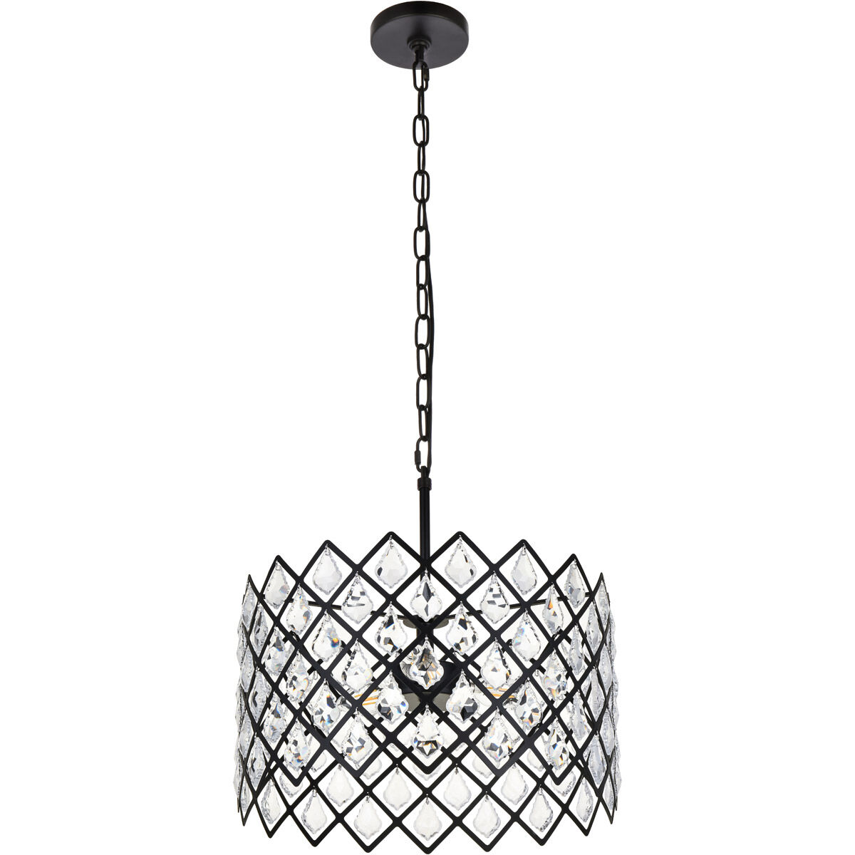 Lyla 3 Light 16 inch Black Pendant Ceiling Light