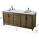 Alina 72 X 34 inch Hazel Oak Bathroom Vanity Cabinet