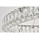 Monroe LED 41 inch Chrome Chandelier Ceiling Light