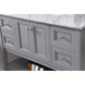 Metropolis 48 X 22 X 34 inch Grey Vanity Sink Set