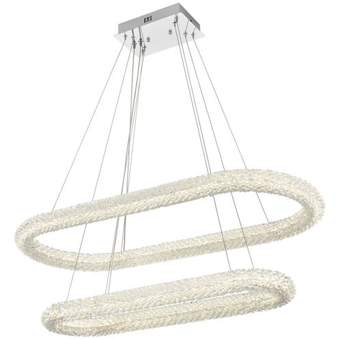 Bowen 2 Light 18 inch Chrome Chandelier Ceiling Light