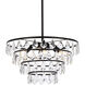 Ella 6 Light 20 inch Black Pendant Ceiling Light