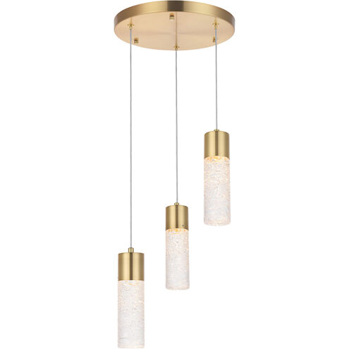 Constellation LED 12 inch Gold Pendant Ceiling Light