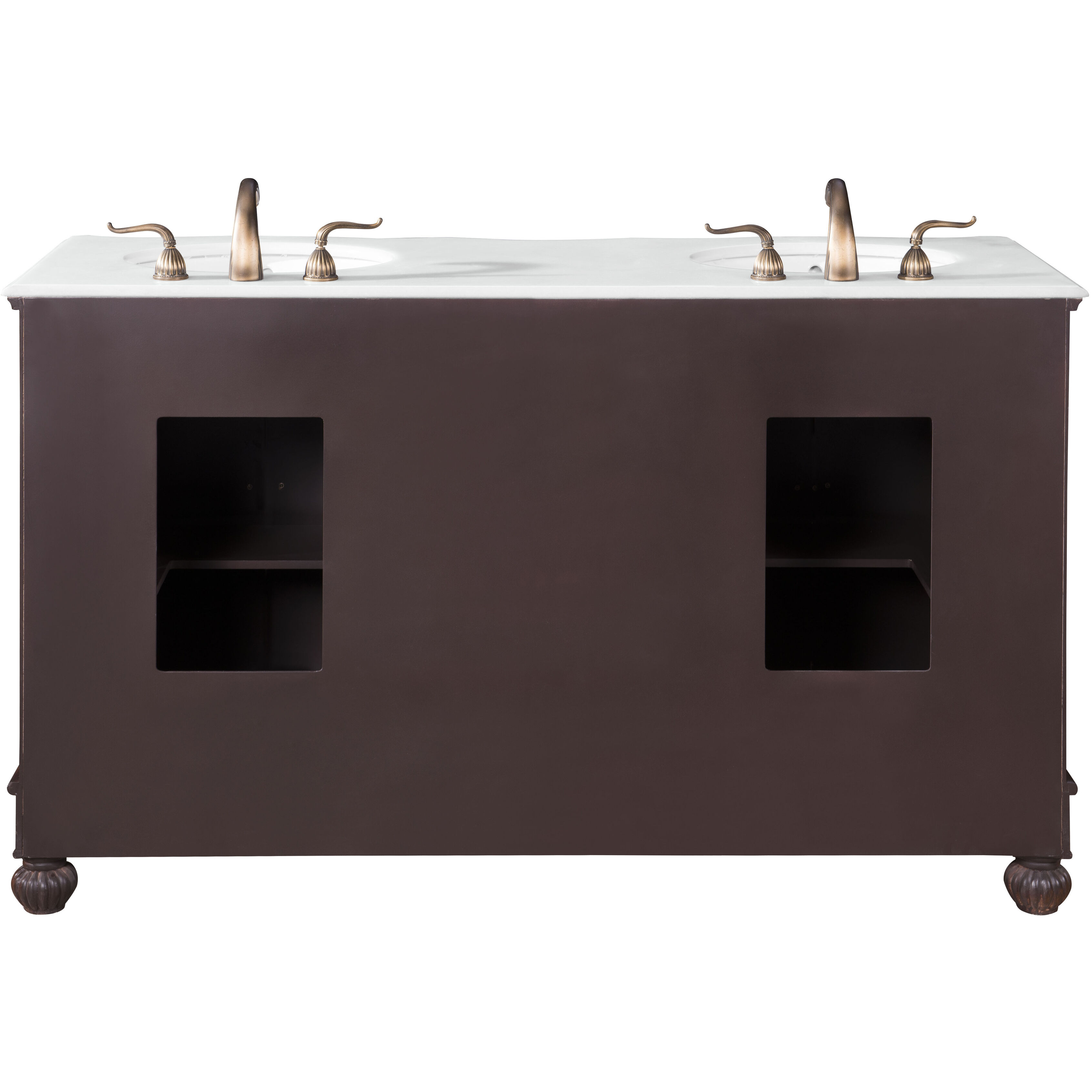 Elegant Lighting VF-1048-VW Windsor 60 X 21.5 X 35 inch Teak