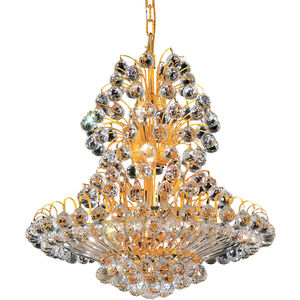 Sirius 14 Light 24 inch Gold Dining Chandelier Ceiling Light in Royal Cut