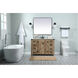 Grant 48 X 19 X 34 inch Natural Oak Vanity Sink Set in Not Included