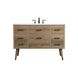 Boise 48 X 22 X 33.5 inch Natural Oak Vanity Sink Set in Not Included