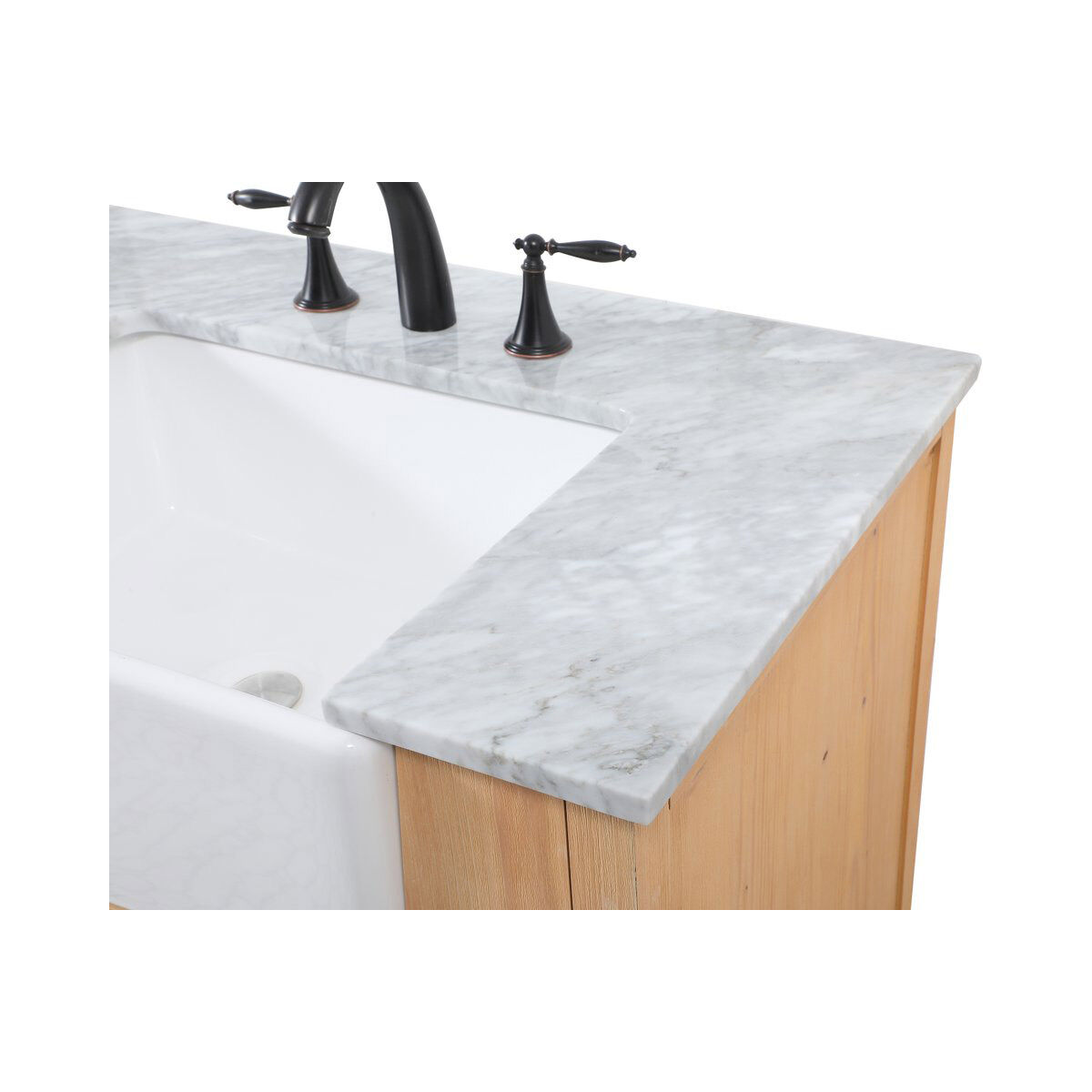 Franklin 72 X 22 X 35 inch Natural Wood Bathroom Vanity Cabinet