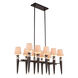 Olympia 10 Light 38 inch Bronze Pendant Ceiling Light, Urban Classic