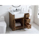 Franklin 36 X 22 X 35 inch Driftwood Bathroom Vanity Cabinet