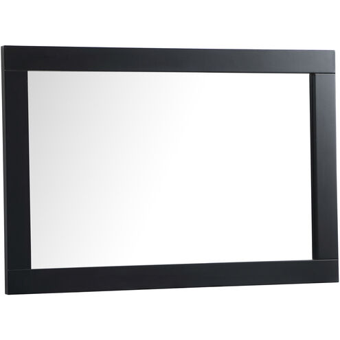Aqua 36 X 24 inch Black Vanity Mirror