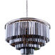 Sydney 17 Light 32 inch Polished Nickel Pendant Ceiling Light in Silver Shade, Urban Classic