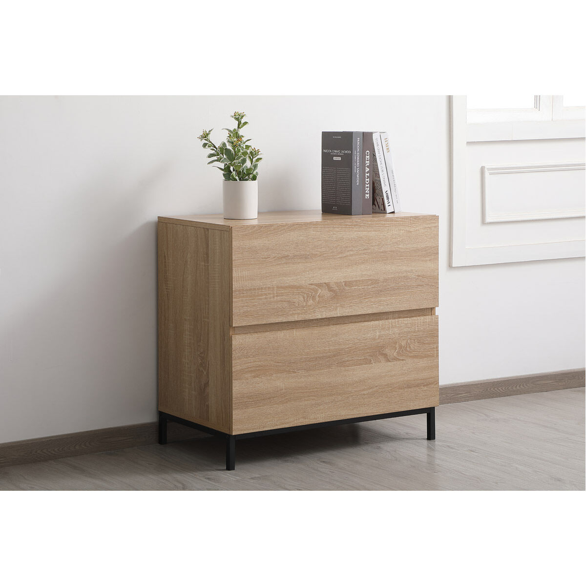 Emerson Mango Wood File Cabinet