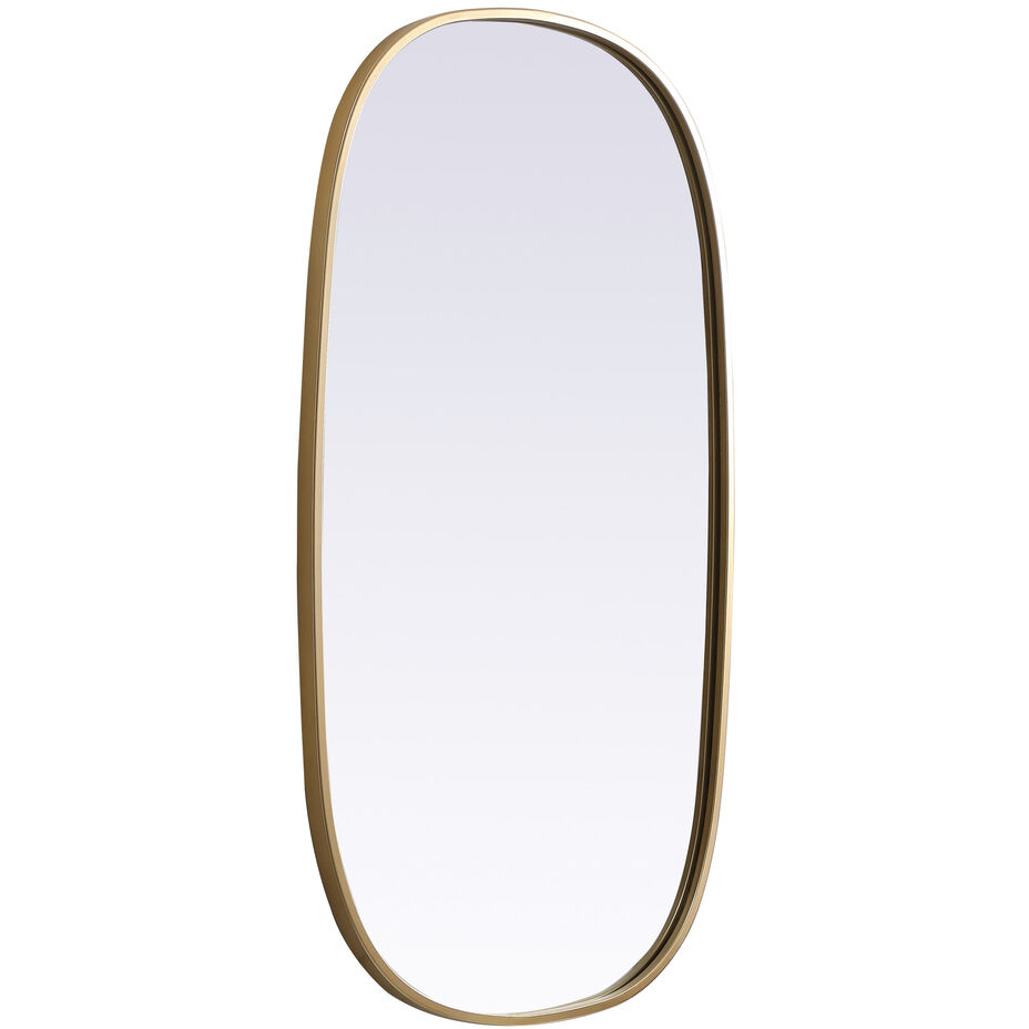 Brynn 36 X 20 inch Brass Mirror in 20 x 36