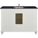 Otto 48 X 35 inch Antique White with Black Granite Vanity Set 