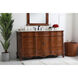 Danville 60 X 21 X 36 inch Teak Vanity Sink Set