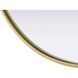 Amoura 30 X 30 inch Brass Mirror