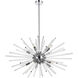 Sienna 10 Light 36 inch Chrome Pendant Ceiling Light