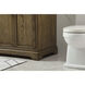 Americana 72 X 22 X 35 inch Driftwood Vanity Sink Set