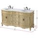Danville 66 X 36 inch Antique Beige Bathroom Vanity Cabinet