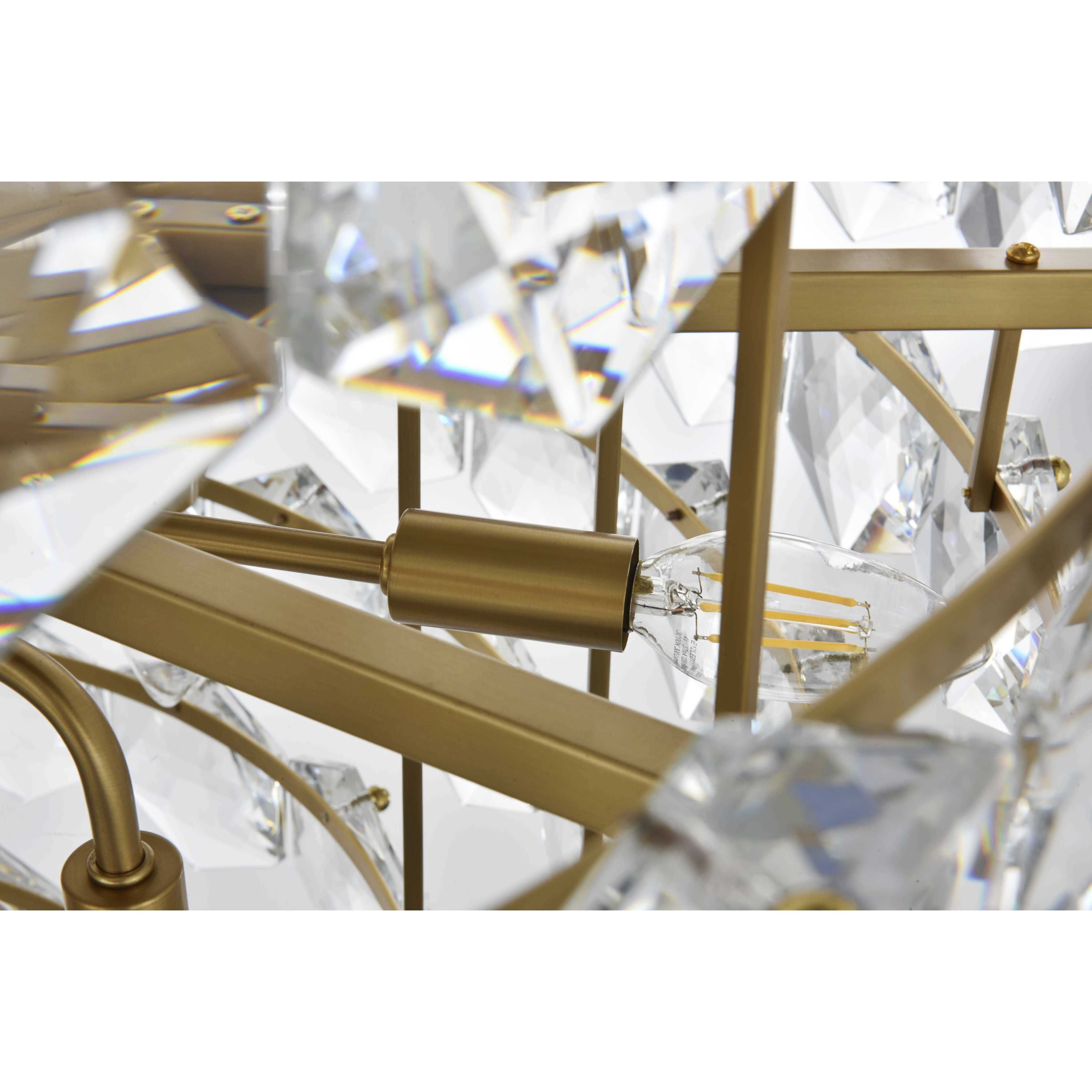 Adaline 38 Light 36 inch Satin Gold Chandelier Ceiling Light