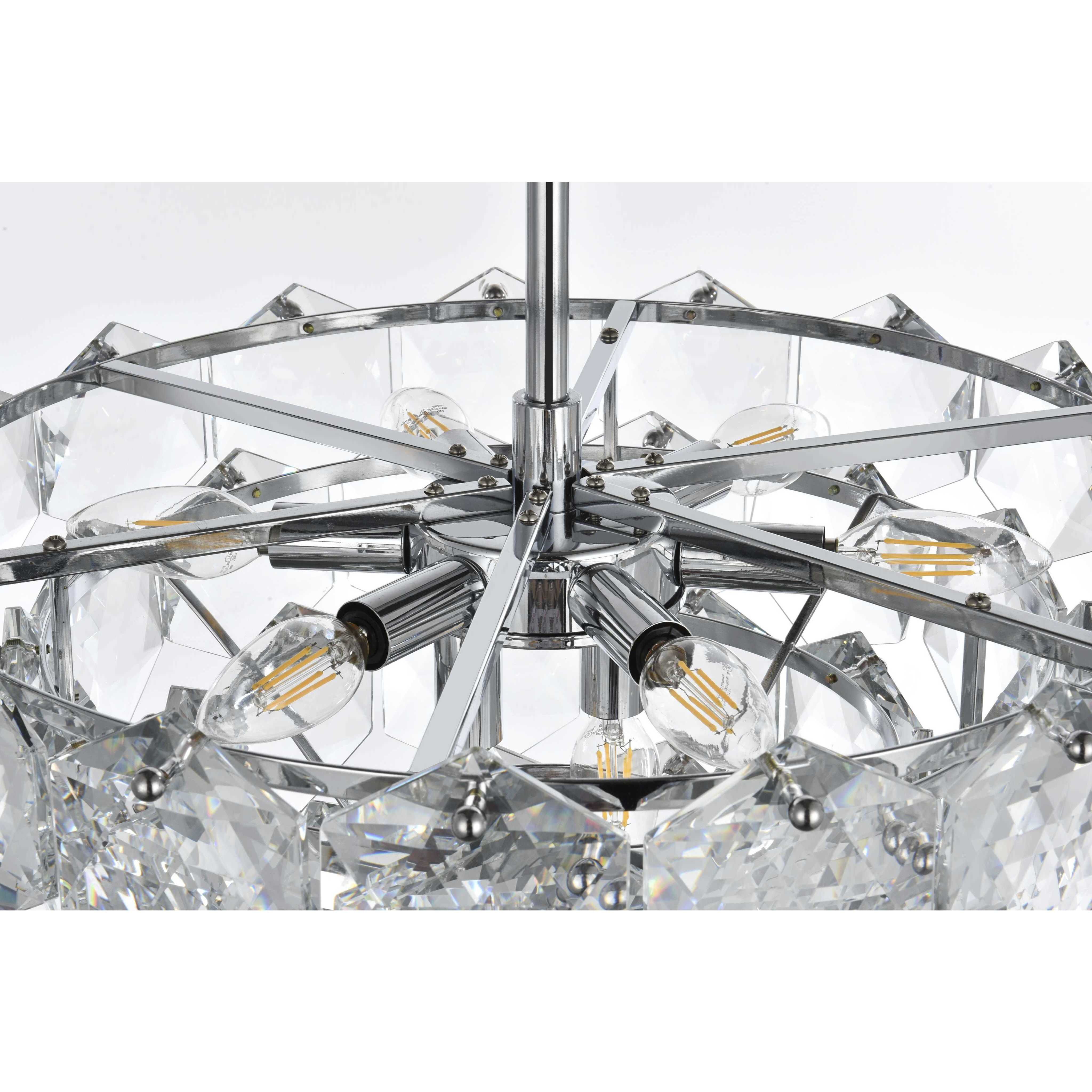 Adaline 8 Light 20 inch Chrome Chandelier Ceiling Light