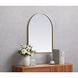 Ayra 30 X 24 inch Brass Mirror