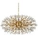 Vera 38 Light 23 inch Gold Pendant Ceiling Light in Satin Gold