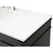 Bennett 48 X 21 X 35 inch Black Vanity Sink Set in Not Included
