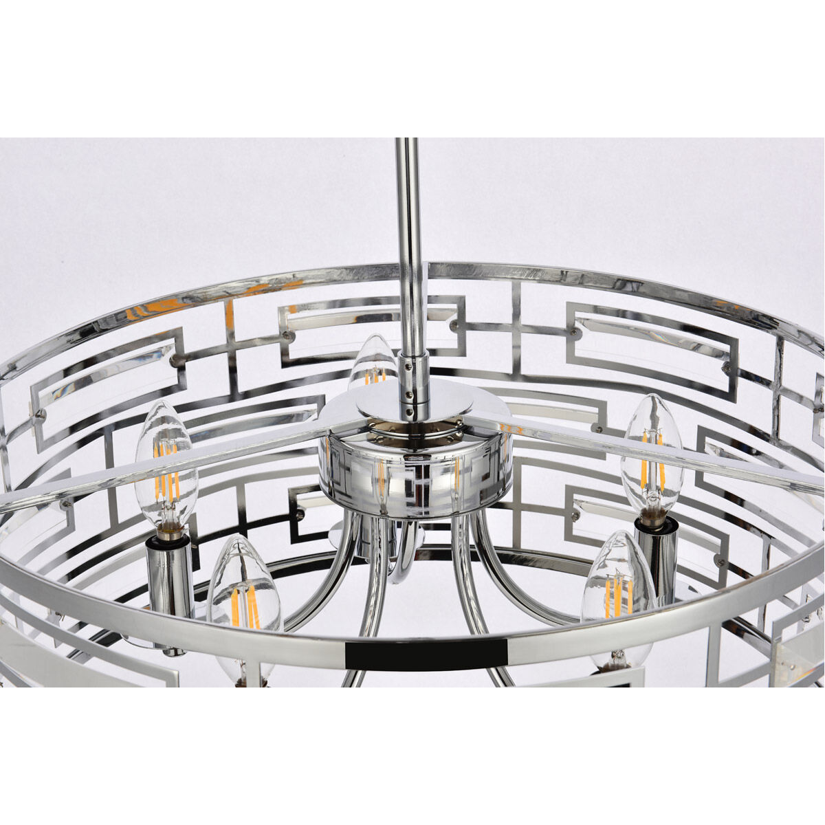 Kennedy 5 Light 18.5 inch Chrome Pendant Ceiling Light