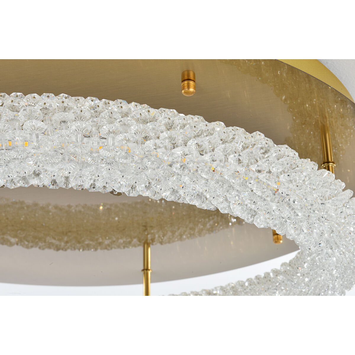 Bowen 1 Light 26 inch Satin Gold Flush Mount Ceiling Light