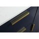 Blake 48 X 22 X 34 inch Blue Vanity Sink Set