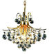 Toureg 6 Light 16 inch Gold Dining Chandelier Ceiling Light in Royal Cut