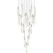 Aurora 25 Light 42 inch Chrome Chandelier Ceiling Light