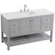 Theo 54 X 34 inch Grey Bathroom Vanity Cabinet
