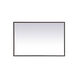 Pier 30 X 27 inch Black LED Mirror