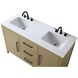 Millie 54 X 35 inch Honey Brown Bathroom Vanity Cabinet