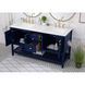 Theo 60 X 22 X 34 inch Blue Vanity Sink Set