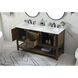 Metropolis 60 X 22 X 34 inch Driftwood Vanity Sink Set in Dark Walnut