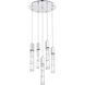 Aurora 5 Light 20 inch Black Chandelier Ceiling Light