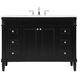 Bennett 48 X 21 X 35 inch Black Vanity Sink Set in Not Included