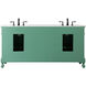 Danville 72 X 21 X 36 inch Vintage Mint Vanity Sink Set