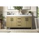 Nathan 60 X 34 inch Honey Brown Bathroom Vanity Cabinet