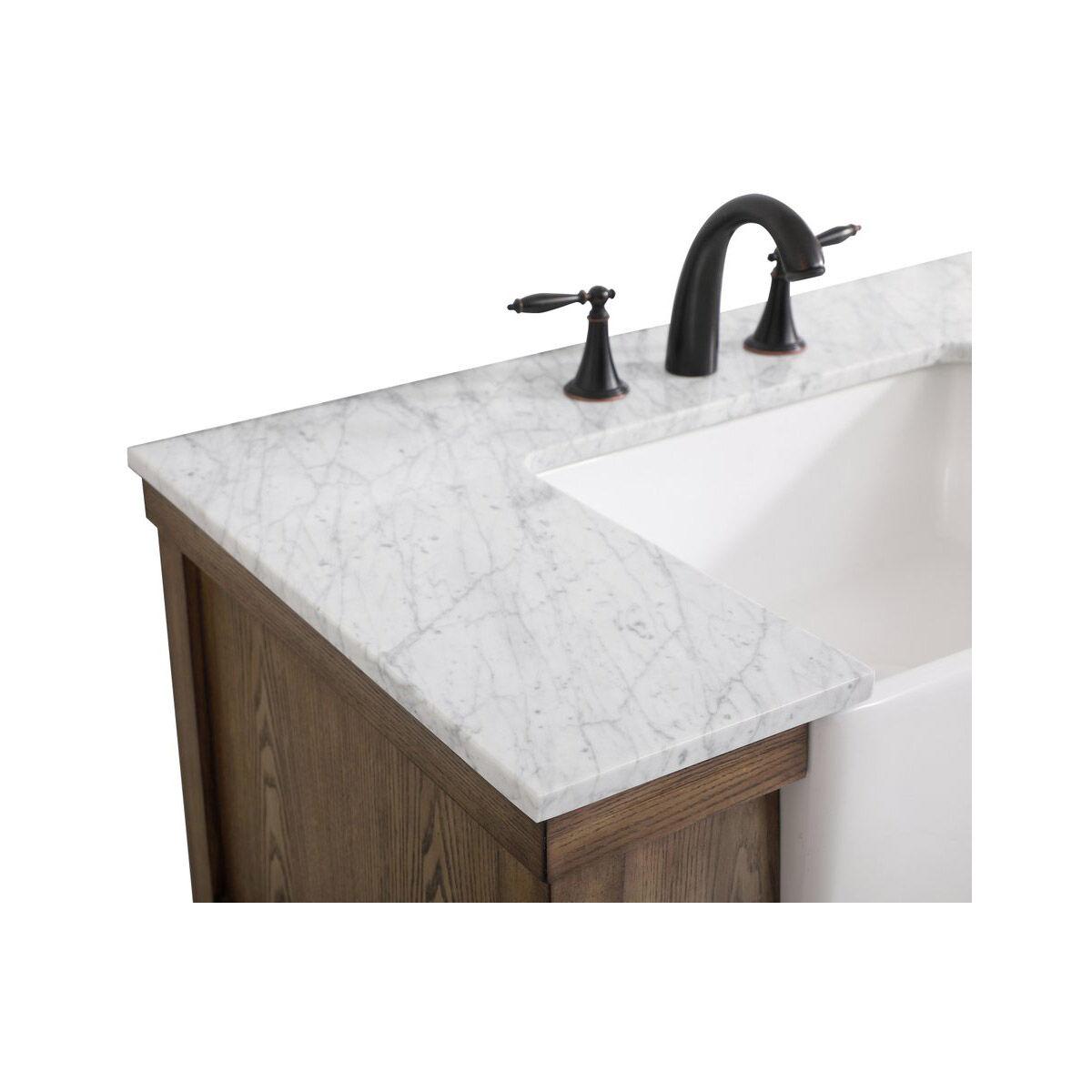 Clement 36 X 22 X 34.13 inch Driftwood Bathroom Vanity Cabinet