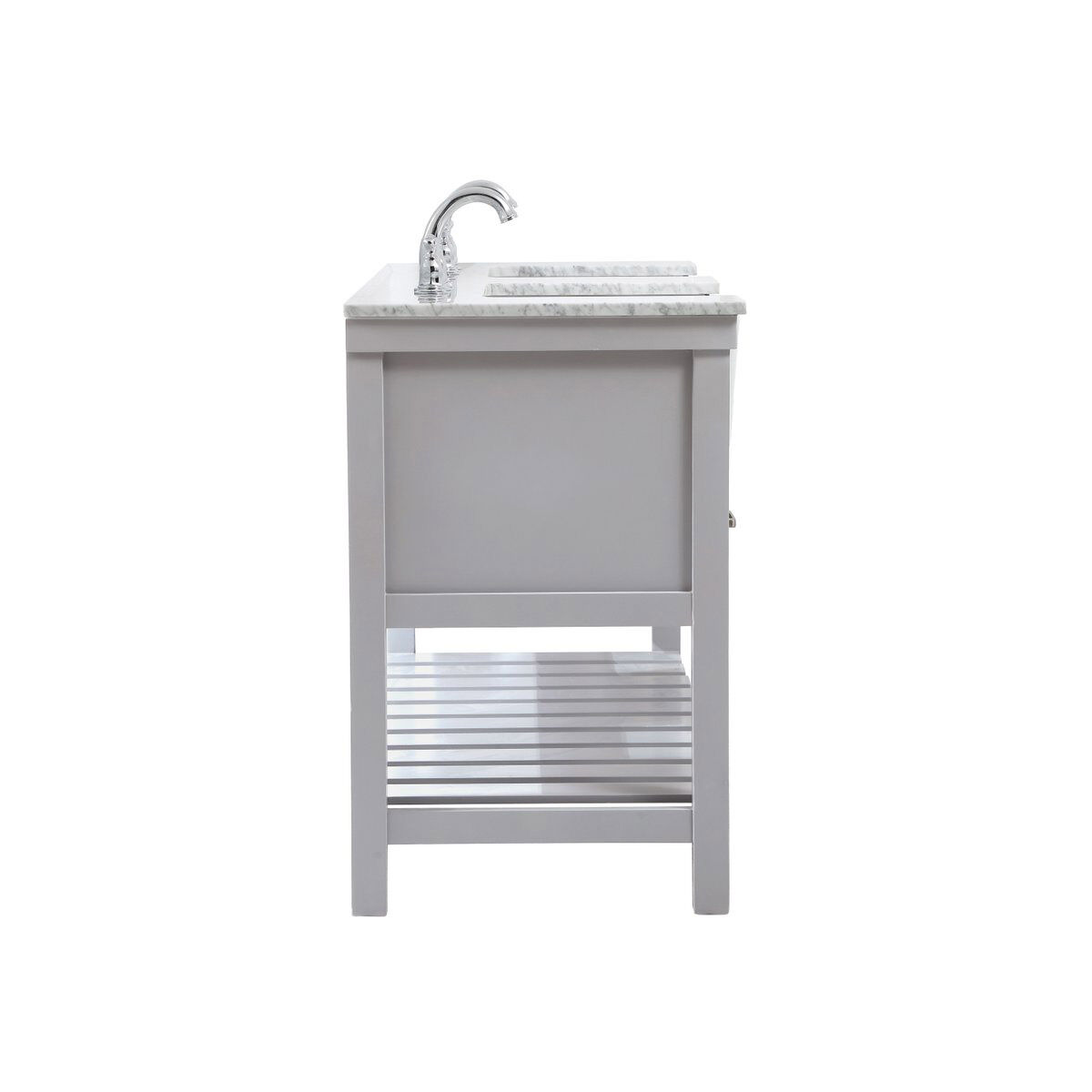 Clement 60 X 22 X 34 inch Grey Bathroom Vanity Cabinet