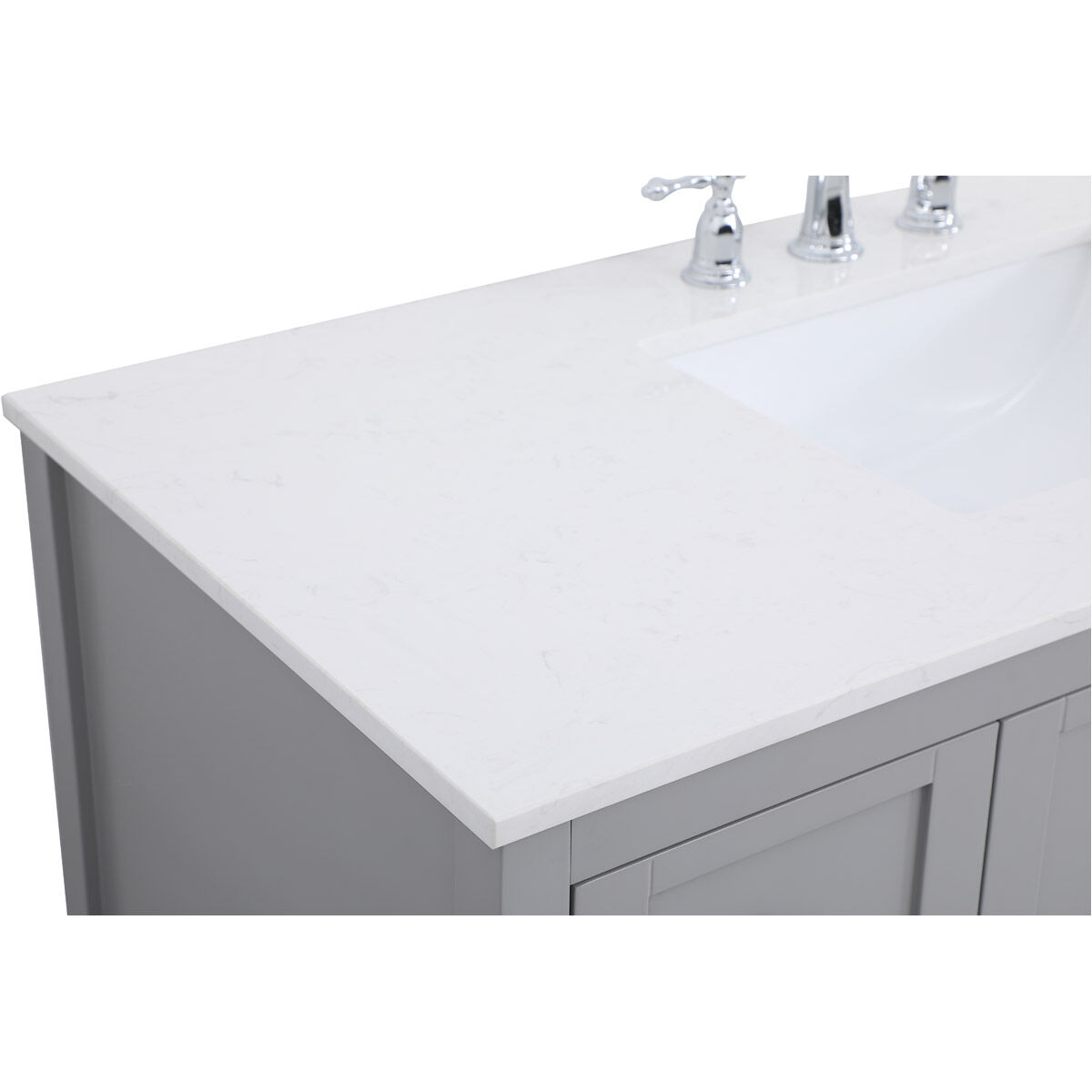 Theo 48 X 22 X 34 inch Gray Vanity Sink Set